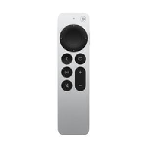 Apple Siri Remote - Beistellgerät - IR/Bluetooth - Drucktasten - Drucktasten - Wiederaufladbar - Schwarz - Silber